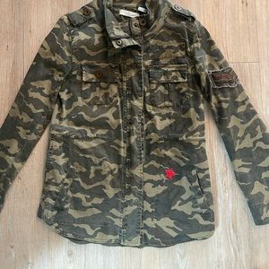 Camo High Fashion Coat by Kersh